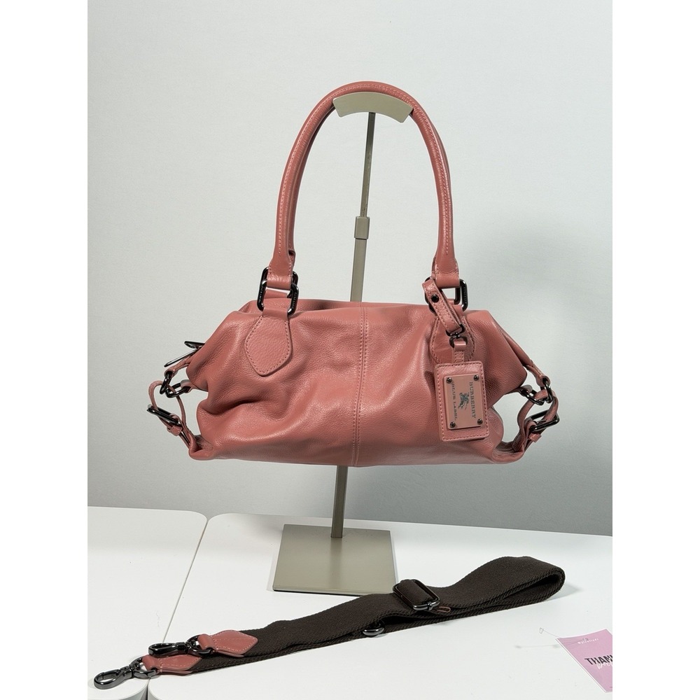 Burberry Blue Label Pink Leather Bag Vintage Fashion Bag 0029 - Picture 14 of 14